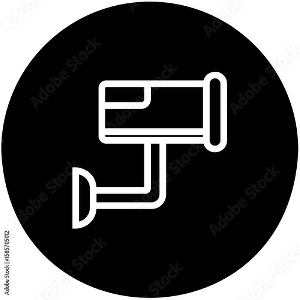 Fototapeta Cctv Area Icon
