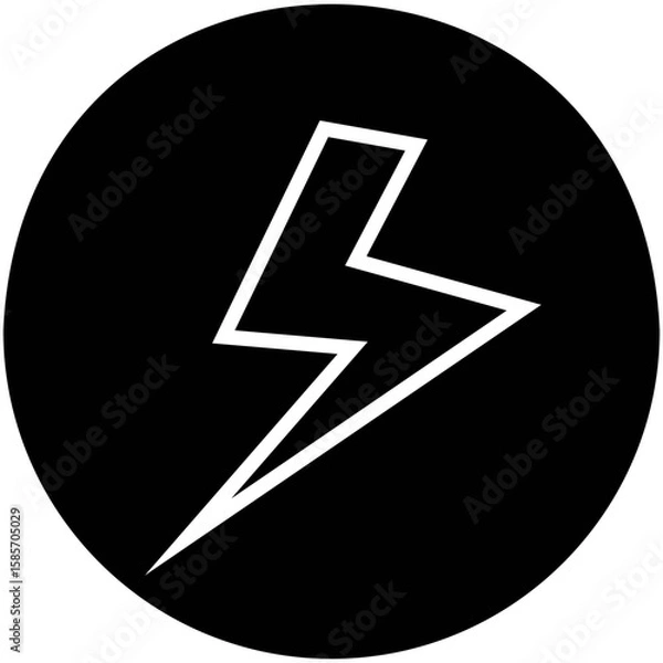 Fototapeta High Voltage Icon
