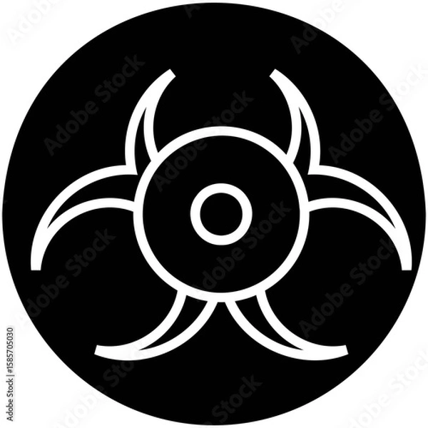 Fototapeta Biohazard Icon