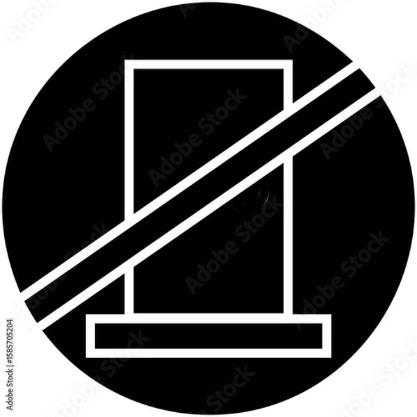 Fototapeta Do Not Enter Icon