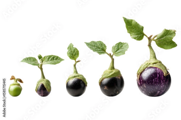 Fototapeta Pumpkin Plant Growing Together