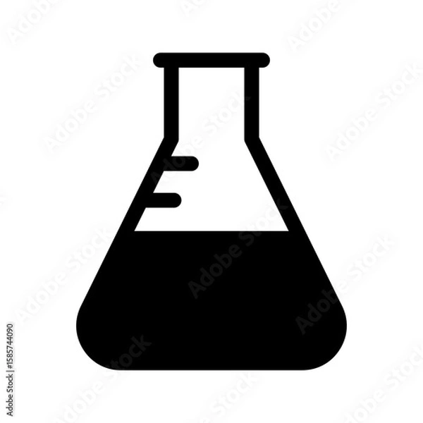 Obraz Flask Icon Vector Symbol Design Illustration