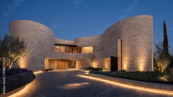 Fototapeta sunset in the city