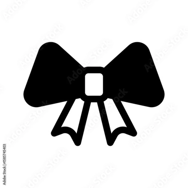 Obraz Bow Icon Vector Symbol Design Illustration