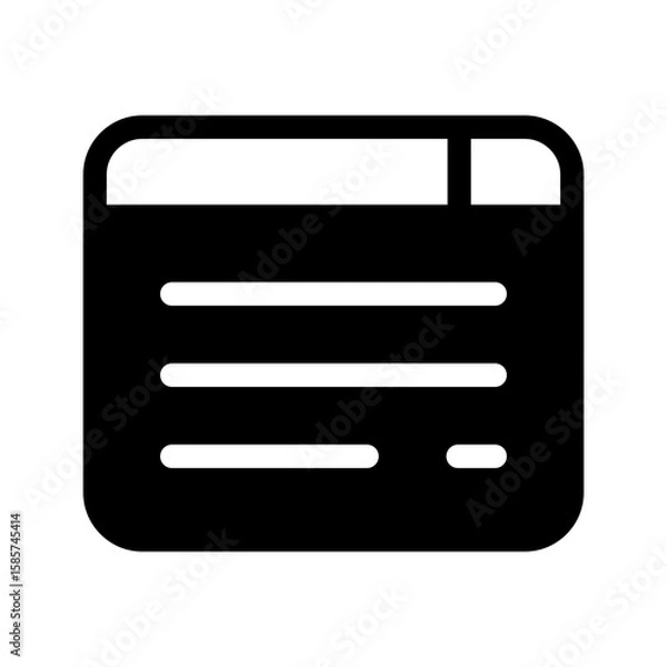 Fototapeta Event Icon Vector Symbol Design Illustration
