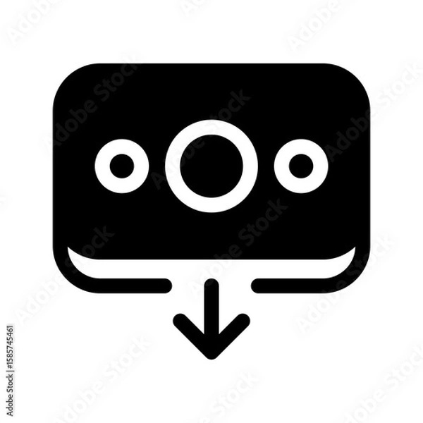 Obraz Withdraw Icon Vector Symbol Design Illustration