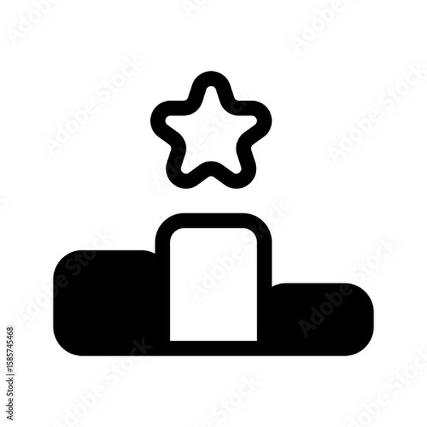 Fototapeta Success Icon Vector Symbol Design Illustration