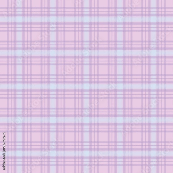 Fototapeta pink plaid fabric texture pattern background vector design