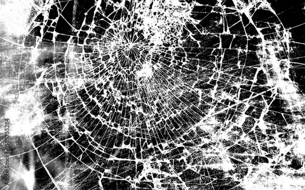 Obraz Scratch background texture wallpaper artwork white black art.