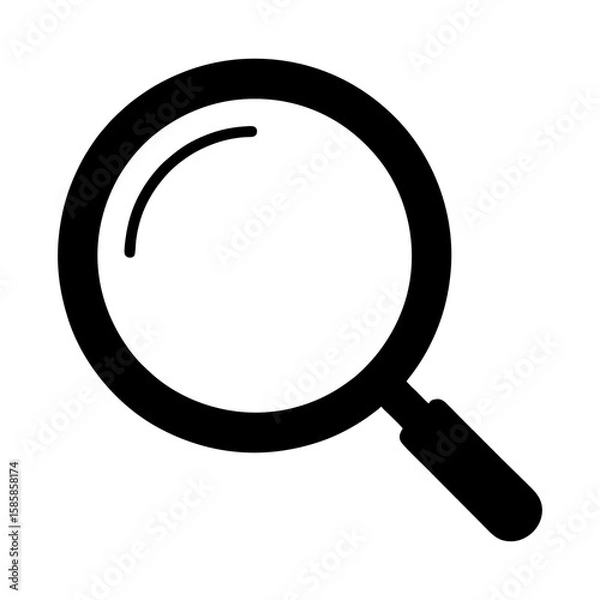Obraz vector magnifying glass icon