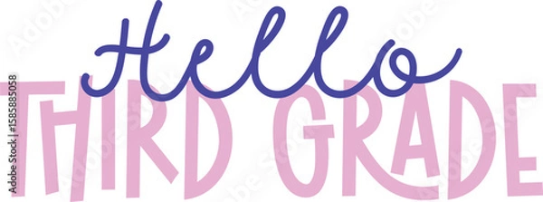 Obraz Hello Third Grade