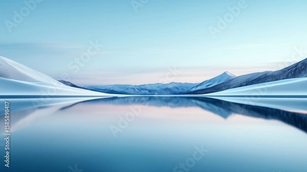 Obraz Minimalist landscape artistic conception