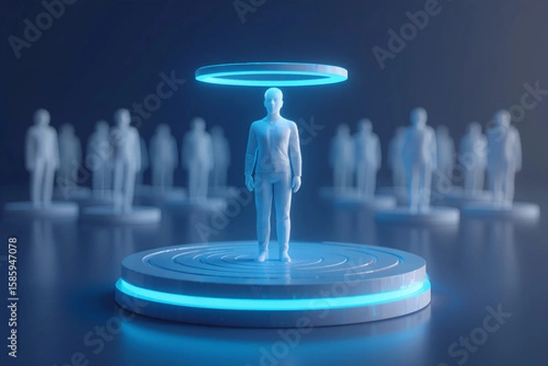 Fototapeta Target audience identification through market research, personalized strategies to engage customer segments, charts, graphs, customer personas, and tailored marketing campaigns 