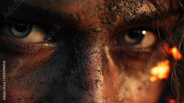 Obraz Gaze in the Ashes of War