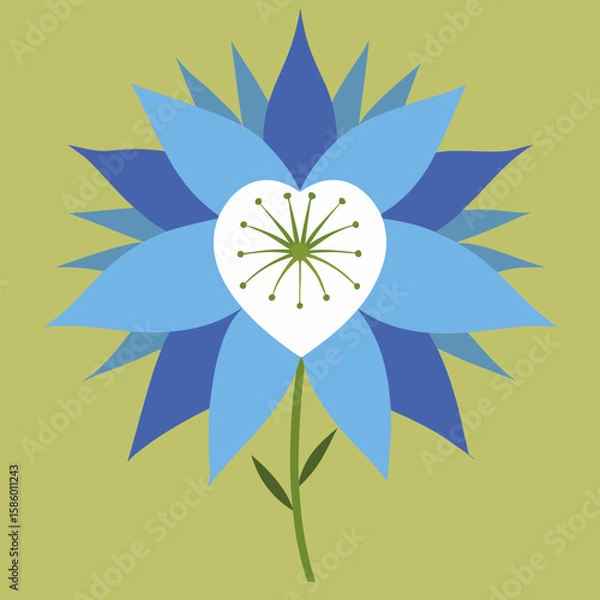 Fototapeta abstract flower background