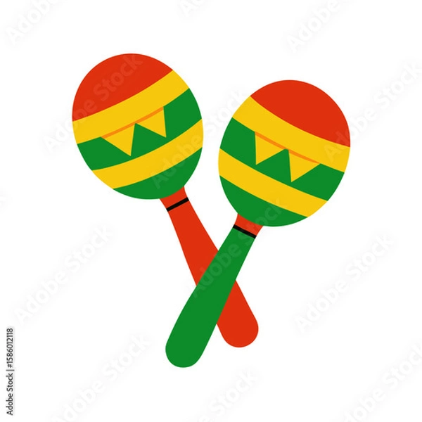 Fototapeta colorful lollipop isolated on white background