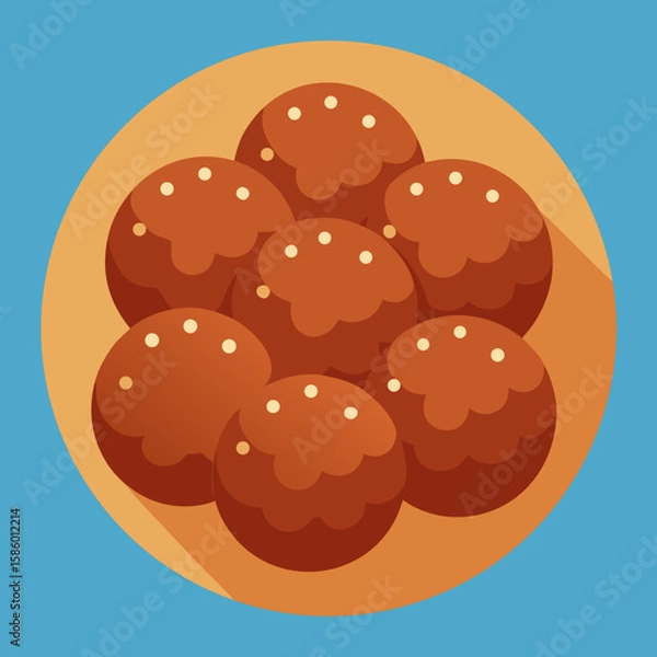 Fototapeta vector illustration of a fruit