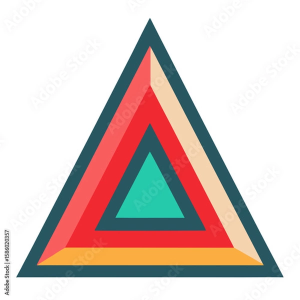 Fototapeta triangle isolated