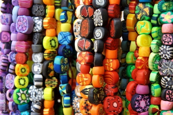 Obraz Polymer clay hipster beads