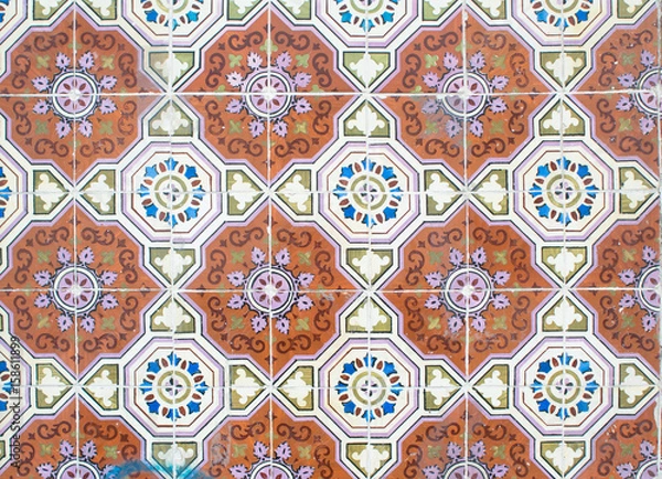 Fototapeta decorative ceramic tiles