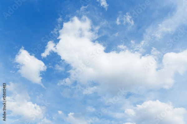 Fototapeta Blue sky and white cloud