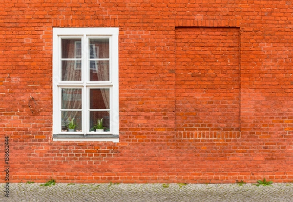 Fototapeta Window in an old house 