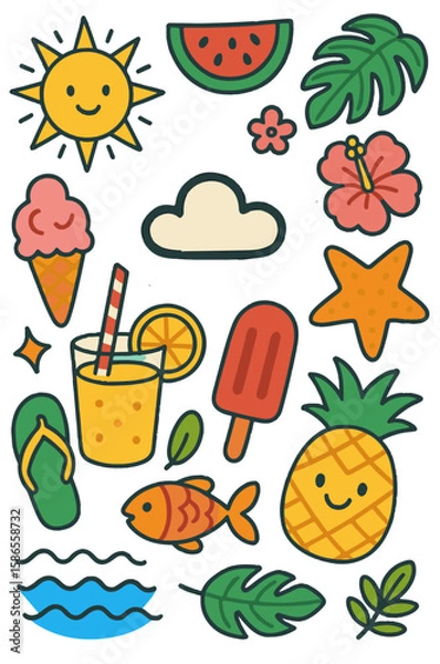 Fototapeta Summer Package