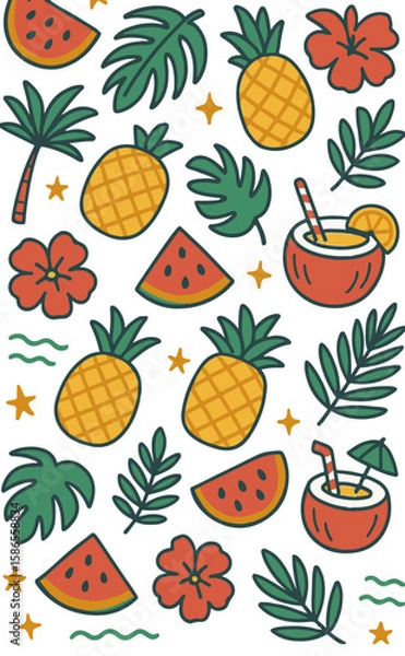 Fototapeta summer vibes package