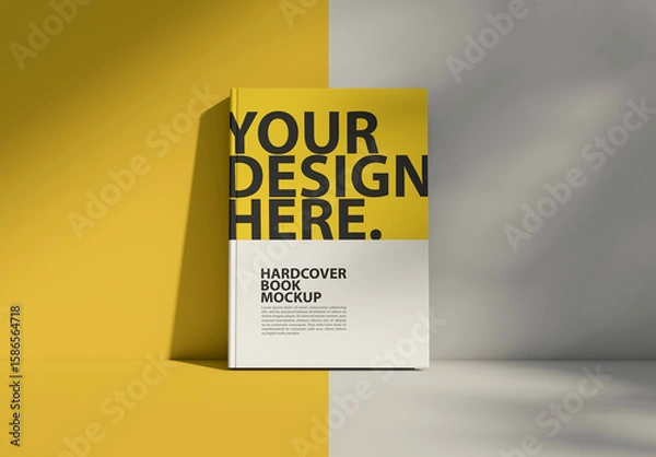 Obraz Vertical hard cover book mockup