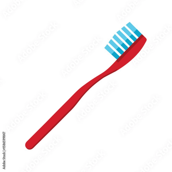 Obraz toothbrush on white background