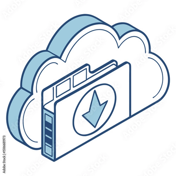 Obraz cloud storage icon