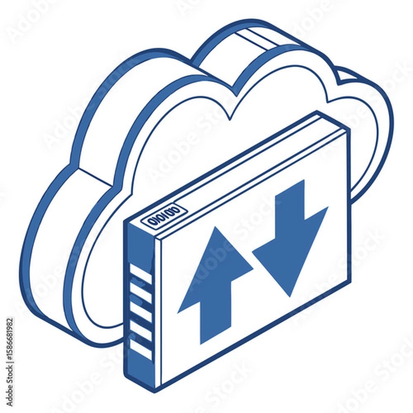 Obraz cloud storage icon