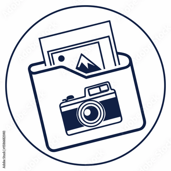 Obraz photo camera icon