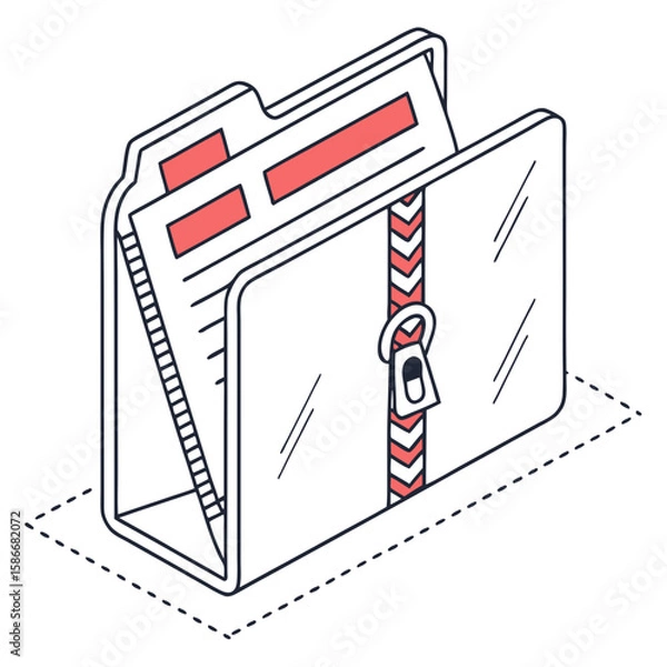 Obraz folder icon vector illustration