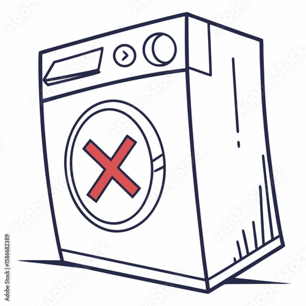 Obraz washing machine icon