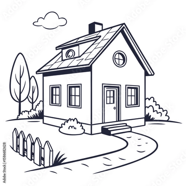 Obraz house in the woods