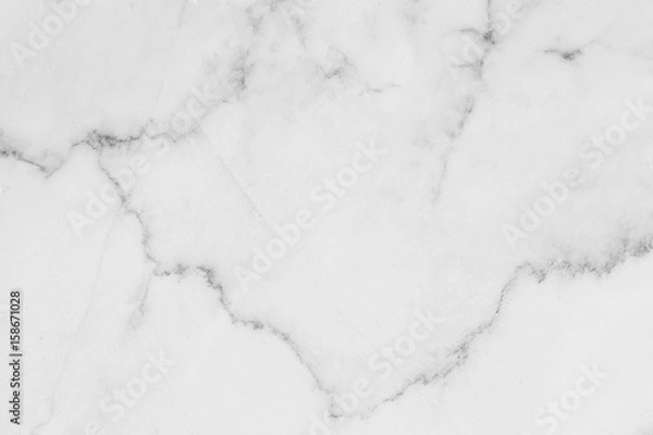 Obraz White marble texture with natural pattern for background