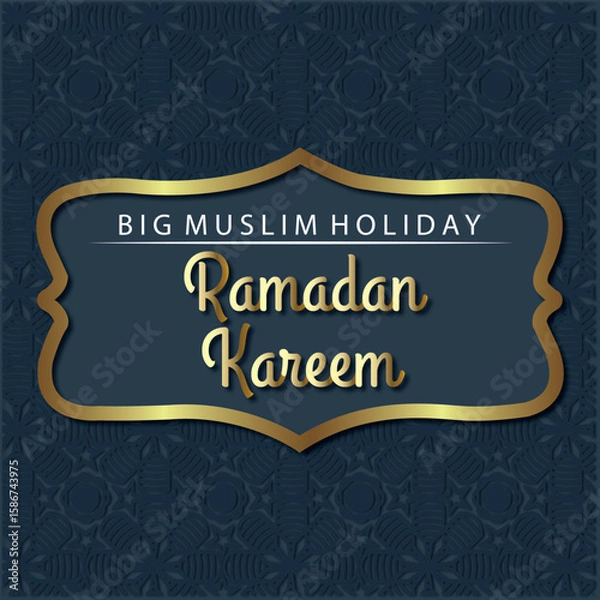 Fototapeta Elegant ramadan kareem decorative background