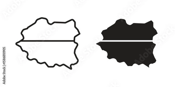 Obraz Poland icon symbol concept. Icons for web and mobile.