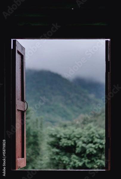 Obraz abstract window view