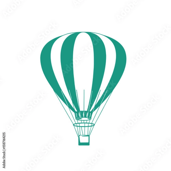 Obraz hot air balloon vector illustration