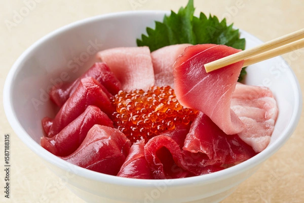 Fototapeta 海鮮丼
