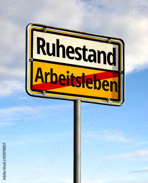 Obraz Arbeitsleben - Ruhestand