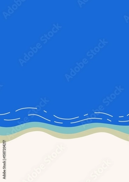 Fototapeta waves on the beach