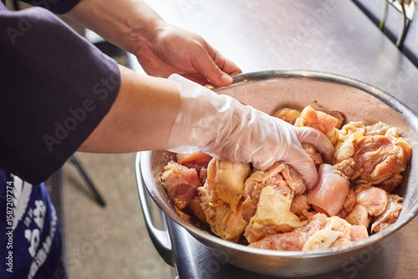 Obraz 唐揚げ作るとこ