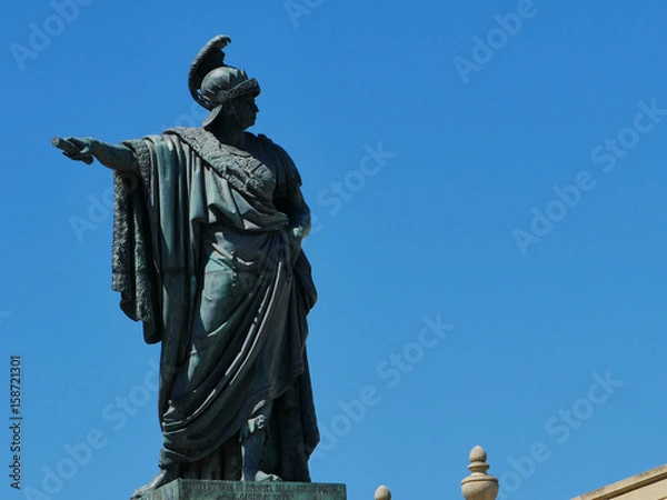 Obraz statua cagliari 