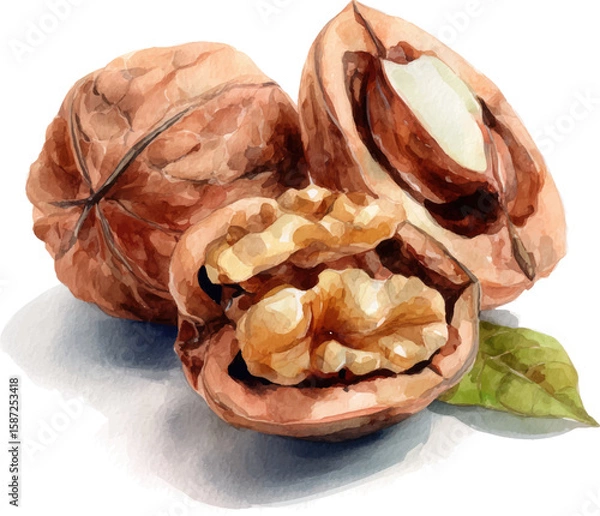 Fototapeta nuts and nutcracker