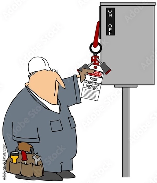 Obraz Lockout Tagout