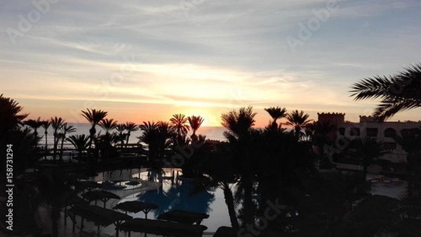 Obraz Wschód słońca w Tunezji