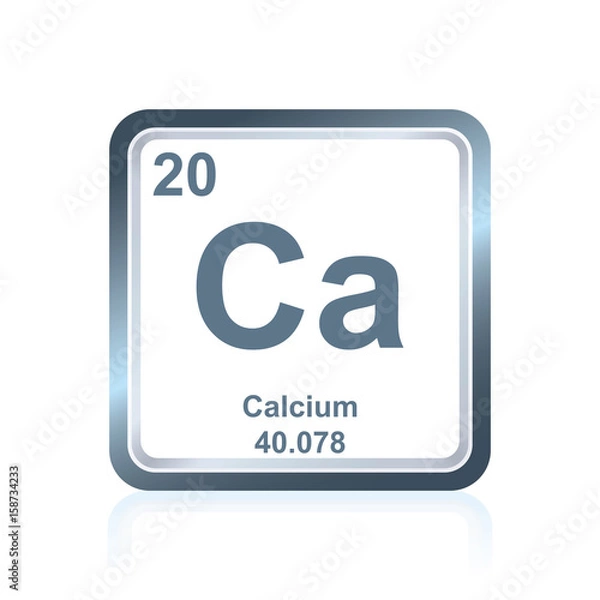 Fototapeta Chemical element calcium from the Periodic Table